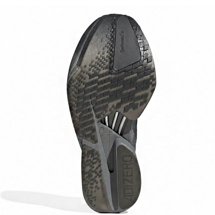 Satisfy x adidas Adizero Adios Pro 4 Core Black Grey Five Grey Three