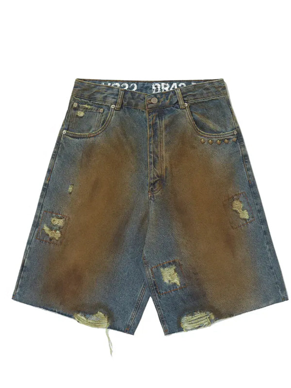 Shorts Piet Oversized Thrashed Verde