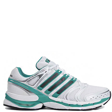 Sporty & Rich x adidas Adistar Control 5 Cloud White Carbon Pure Teal