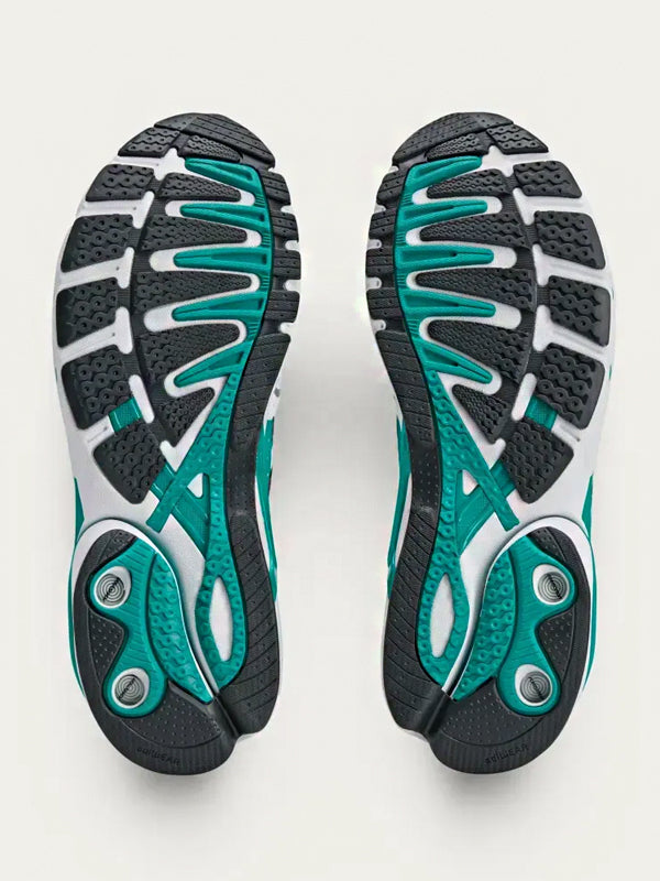 Sporty & Rich x adidas Adistar Control 5 Cloud White Carbon Pure Teal