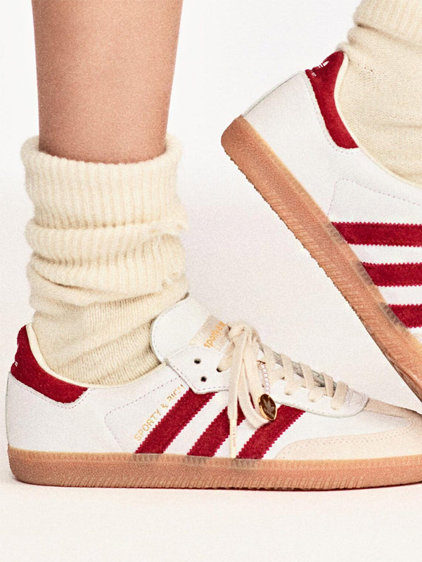 Sporty & Rich x adidas Samba Collegiate Burgundy