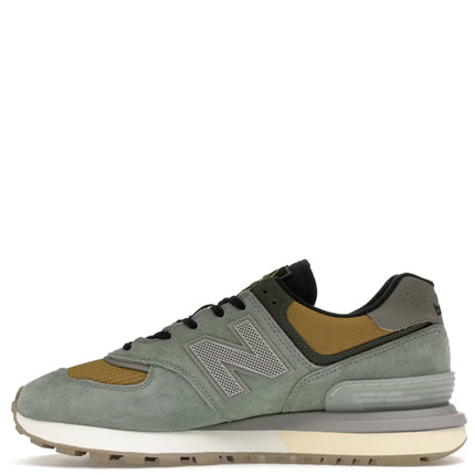 Stone Island x New Balance 574 Legacy Light Green Mustard Gold
