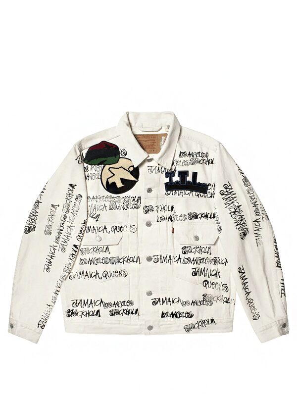 Stussy x Denim Tears x Our Legacy TTL Denim Jacket White