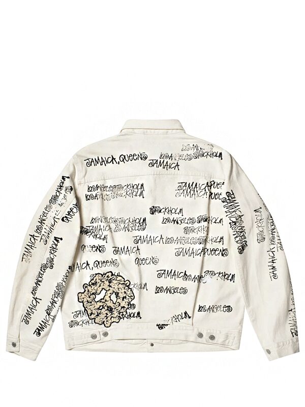 Stussy x Denim Tears x Our Legacy TTL Denim Jacket White