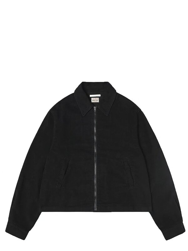 Stussy x Our Legacy Work Shop Blouson Jacket Washed Black Moleskin