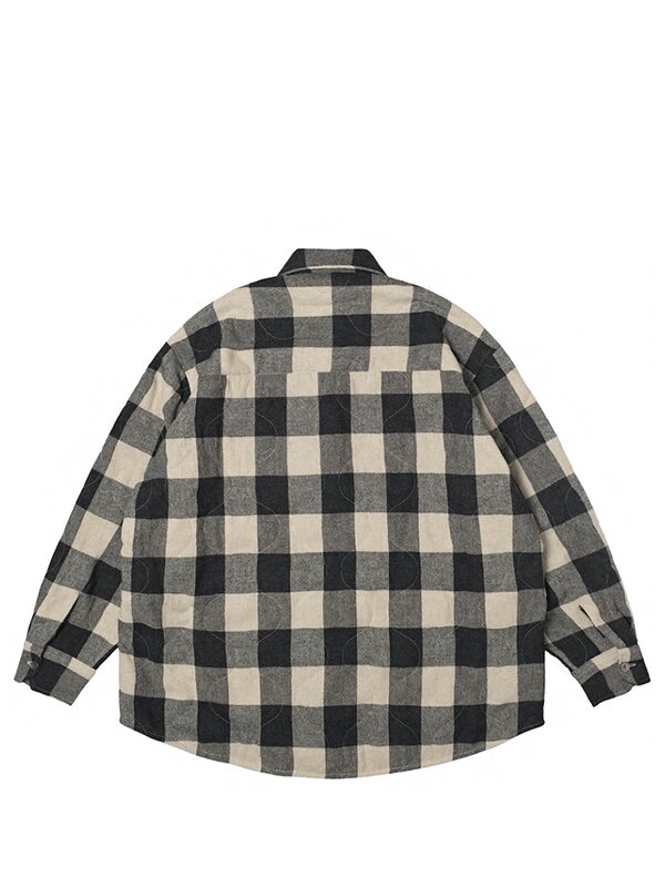 Stussy x Our Legacy Work Shop Borrowed Jacket Grey/Beige Check