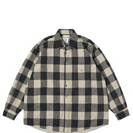 Stussy x Our Legacy Work Shop Borrowed Jacket Grey/Beige Check
