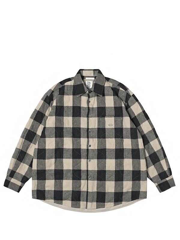 Stussy x Our Legacy Work Shop Borrowed Jacket Grey/Beige Check