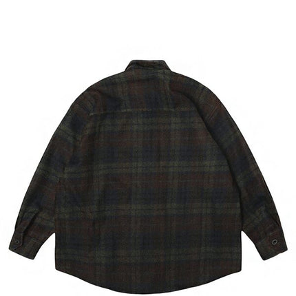 Stussy x Our Legacy Work Shop Borrowed Shirt Coated Plaid