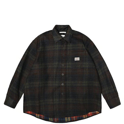 Stussy x Our Legacy Work Shop Borrowed Shirt Coated Plaid