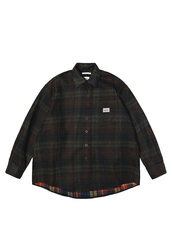 Stussy x Our Legacy Work Shop Borrowed Shirt Coated Plaid