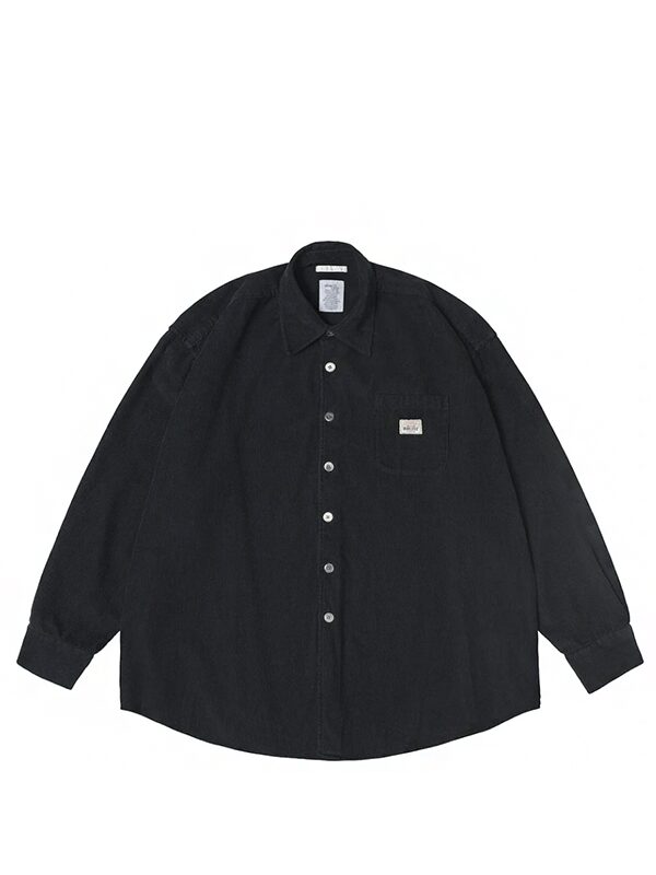 Stussy x Our Legacy Work Shop Borrowed Shirt Washed Black Cord