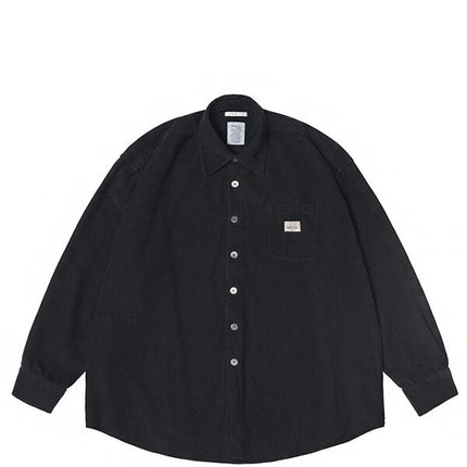 Stussy x Our Legacy Work Shop Borrowed Shirt Washed Black Cord