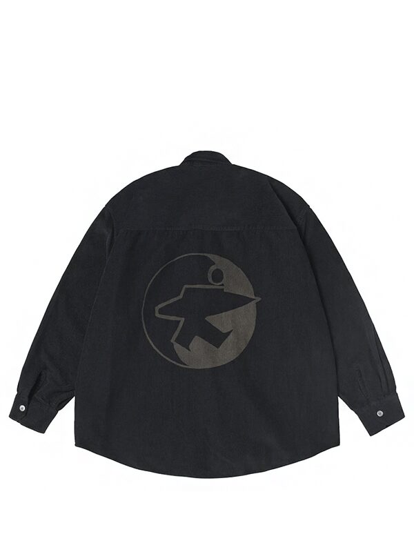 Stussy x Our Legacy Work Shop Borrowed Shirt Washed Black Cord