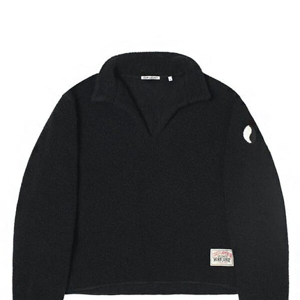 Stussy x Our Legacy Work Shop Runner Sweater Black Recycled Wool