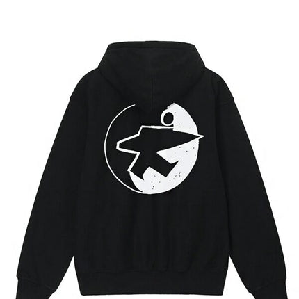Stussy x Our Legacy Work Shop Surfman Pigment Dyed Hoodie Black
