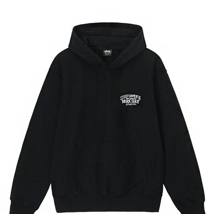 Stussy x Our Legacy Work Shop Surfman Pigment Dyed Hoodie Black