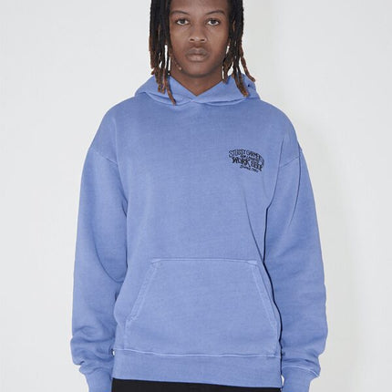 Stussy x Our Legacy Work Shop Surfman Pigment Dyed Hoodie Blue