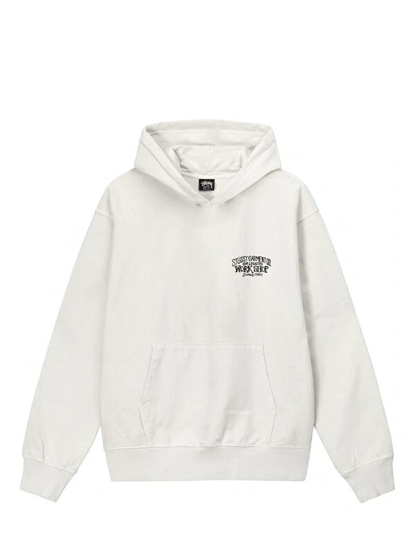 Stussy x Our Legacy Work Shop Surfman Pigment Dyed Hoodie Natural