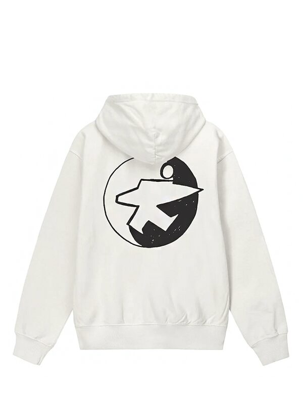 Stussy x Our Legacy Work Shop Surfman Pigment Dyed Hoodie Natural