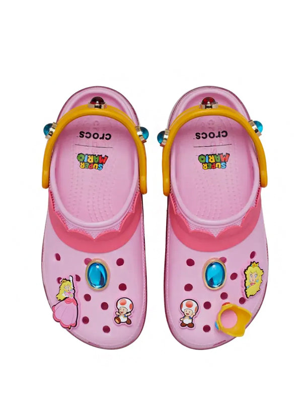 Super Mario x Crocs Classic Platform Clog Princess Peach Pink
