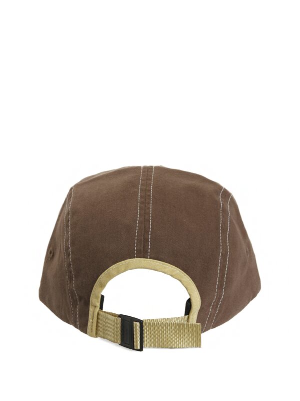 Supreme 2-Tone Twill Camp Cap Brown