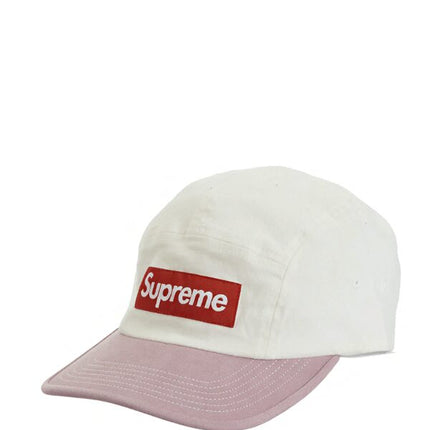 Supreme 2-Tone Twill Camp Cap White