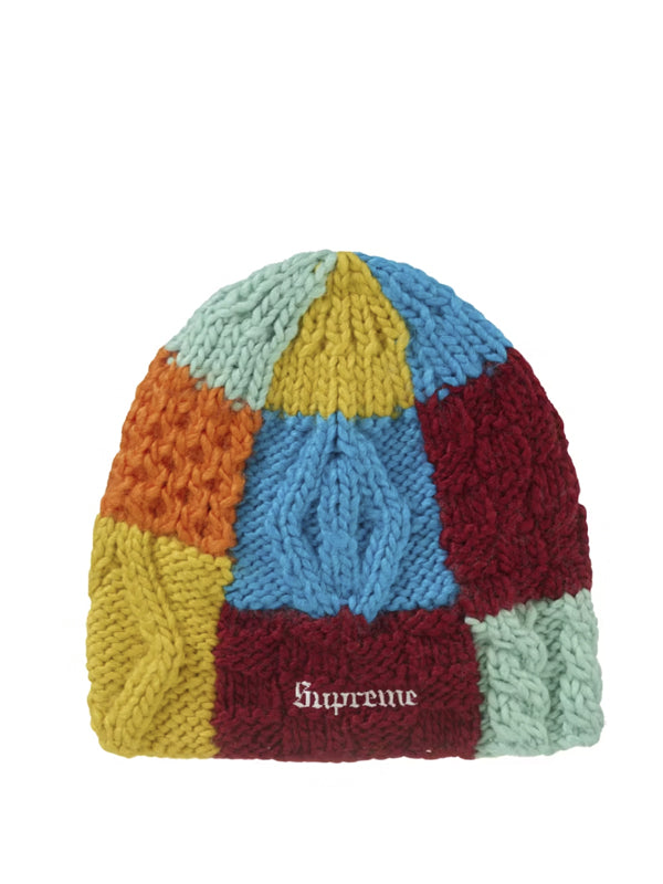 Supreme Block Knit Beanie Multicolor