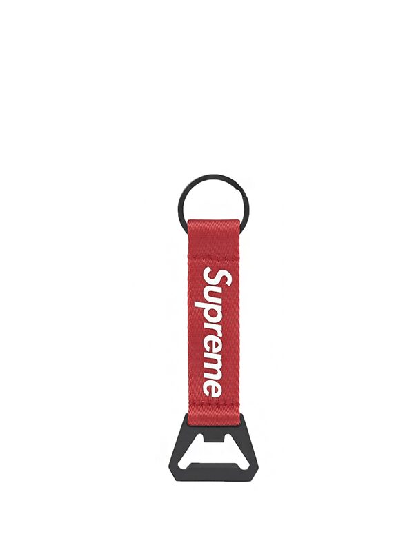 Supreme Bottle Opener Webbing Keychain