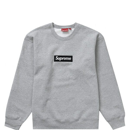 Supreme Box Logo Crewneck (FW22) Heather Grey