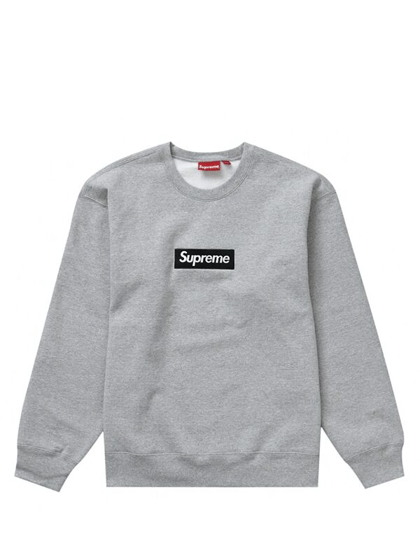 Supreme Box Logo Crewneck (FW22) Heather Grey