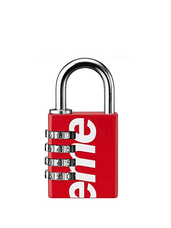 Supreme S/s 2019 Master Lock Trava combinação numérica