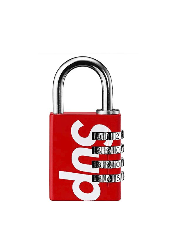 Supreme S/s 2019 Master Lock Trava combinação numérica