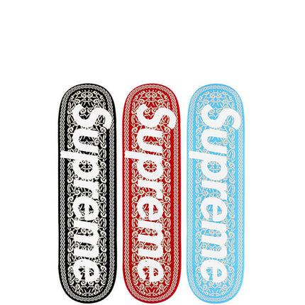 Supreme Celtic Knot Skateboard Deck Set Black/Red/Blue