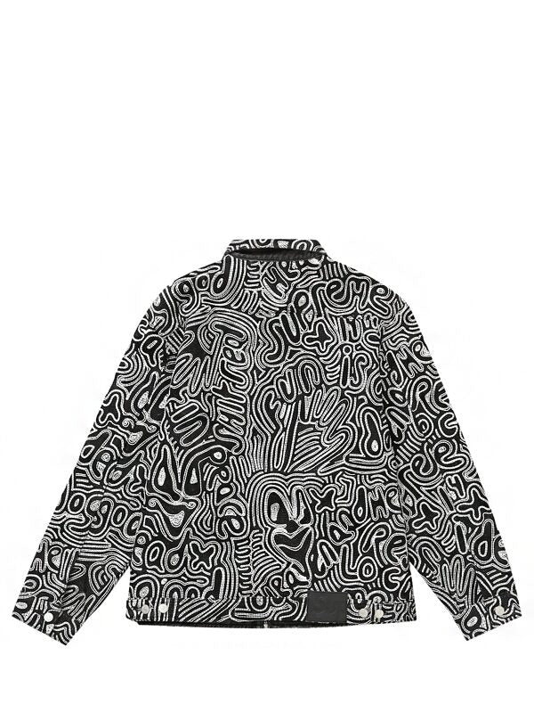 Supreme Chainstitch Denim Jacket Black