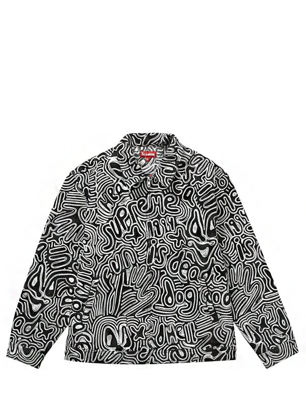 Supreme Chainstitch Denim Jacket Black