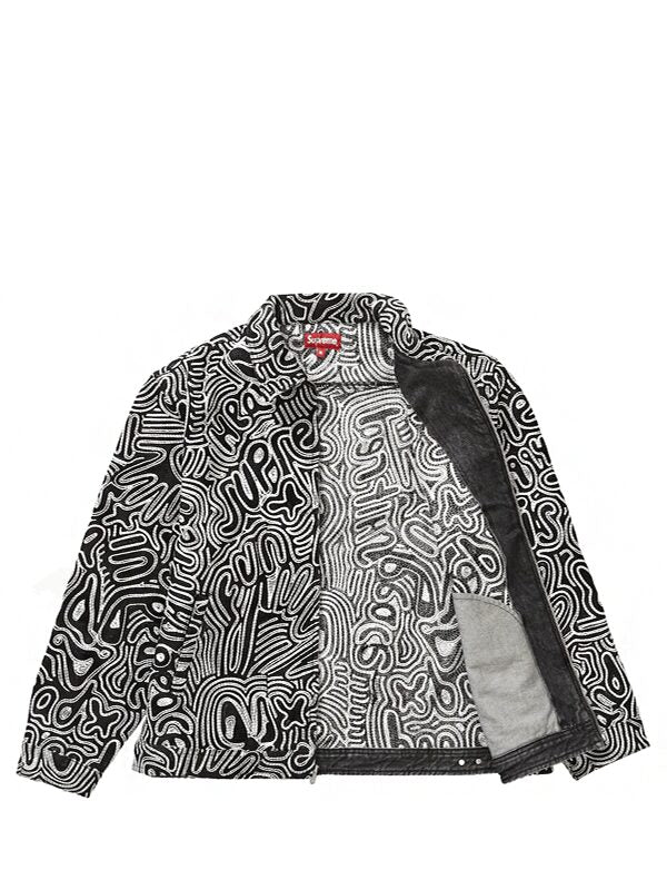 Supreme Chainstitch Denim Jacket Black
