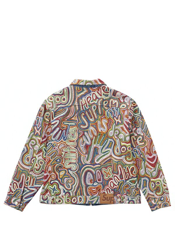 Supreme Chainstitch Denim Jacket Multicolor