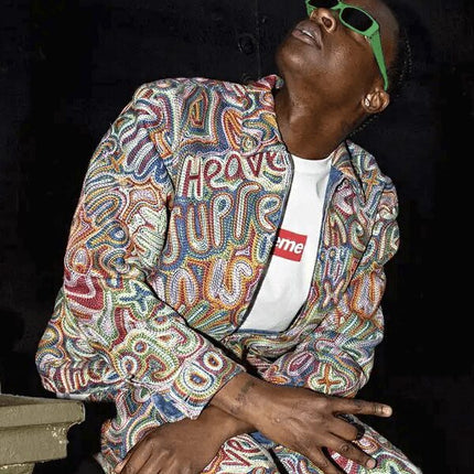 Supreme Chainstitch Denim Jacket Multicolor