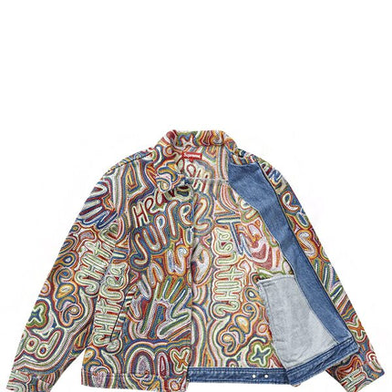 Supreme Chainstitch Denim Jacket Multicolor