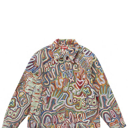 Supreme Chainstitch Denim Jacket Multicolor