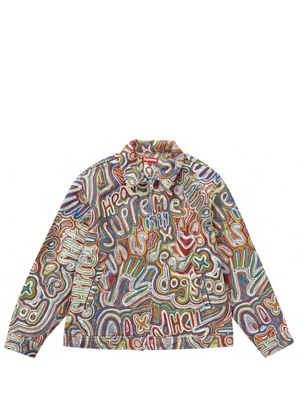 Supreme Chainstitch Denim Jacket Multicolor