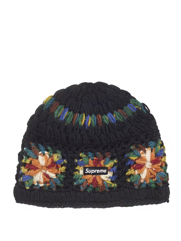 Supreme Crochet Beanie (SS25) Black
