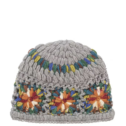 Supreme Crochet Beanie (SS25) Heather Grey