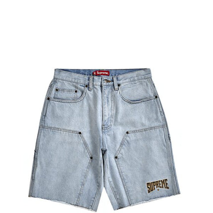 Supreme Cutoff Double Knee Denim Painter Short Washed Blue