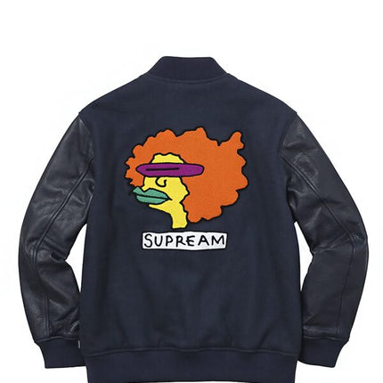 Supreme Gonz Ramm Varsity Jacket Navy