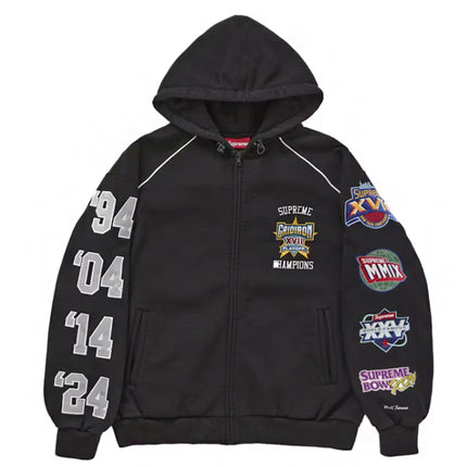 Supreme Playoffs Zip Up Hooded Sweatshirt