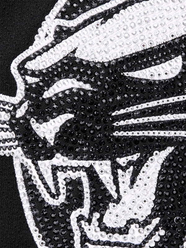 Supreme Rhinestone Hockey Jersey Black