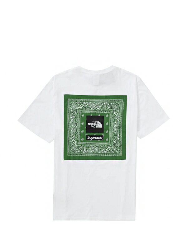 Supreme The North Face Bandana Tee White