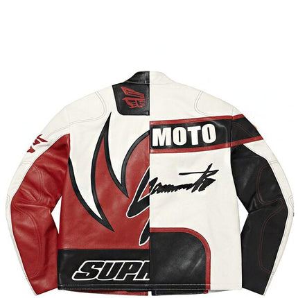 Supreme Yohji Yamamoto Vanson Leathers Split Jacket White